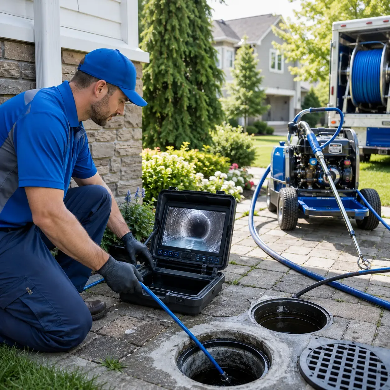 Outdoor drain cleaning professionals serving Fentress, TX
